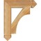 Ekena Millwork Westlake Arts & Crafts Rough Sawn Bracket, Western Red Cedar, 4"W x 18"D x 22"H BKT04X18X22WTL03RWR - alternate 3